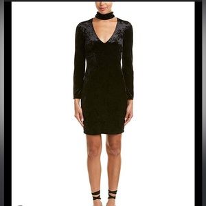 NWT Bardot Black Velvet Dress